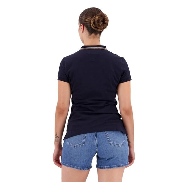 Tommy Hilfiger W40212 Straight Fit High Waist Denim Shorts - Picture 3 of 5